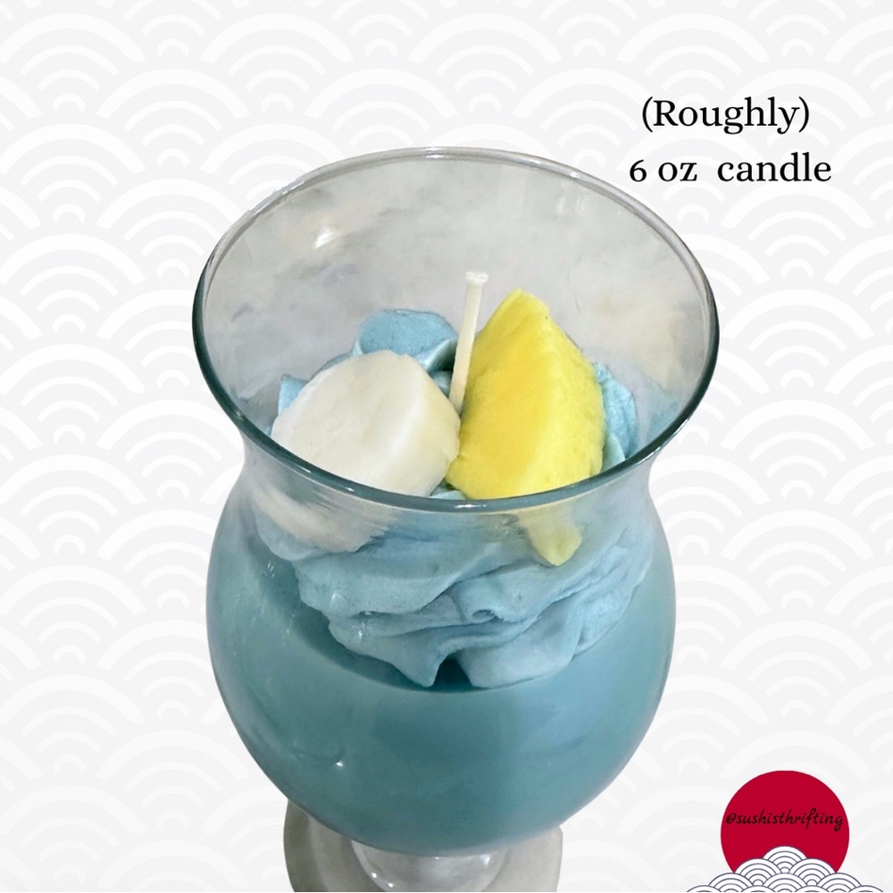 Blue Hawaiian Pineapple Daiquiri Candle - Picture 4 of 10